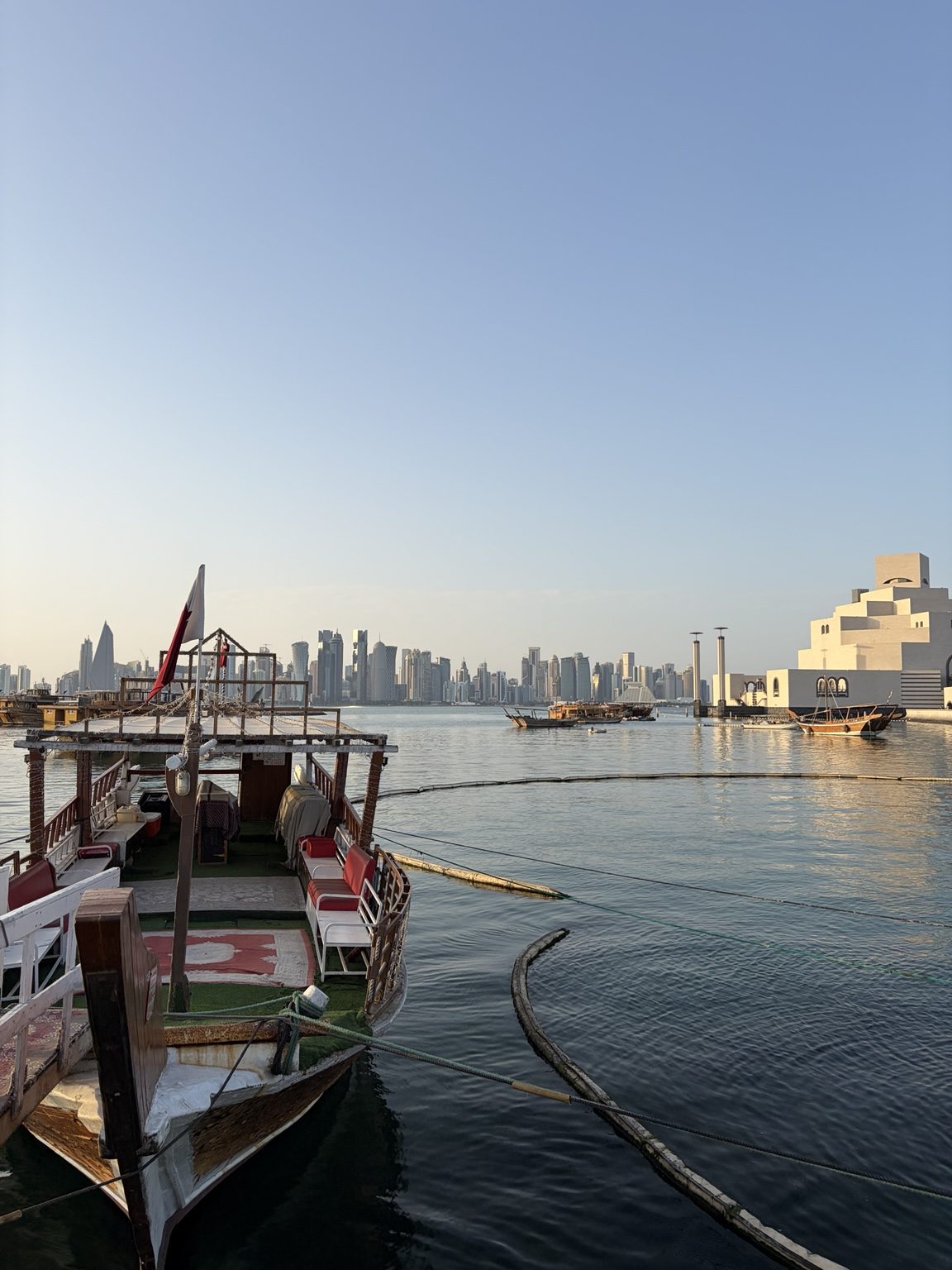 Doha waterfront near the Museum of Islamic Art
